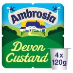 Ambrosia Devon Custard 4 Pots (120 g)